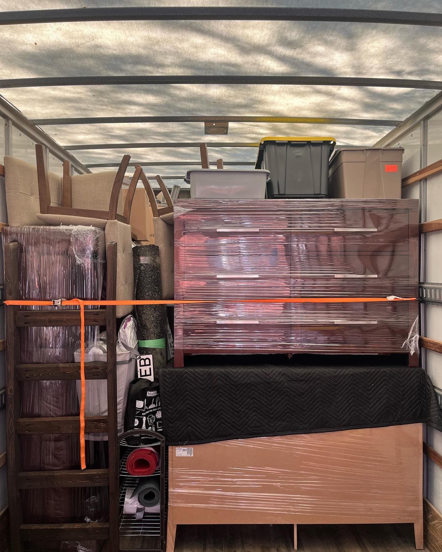 Bridgewood Moving — boxes packed inside the truck (10)