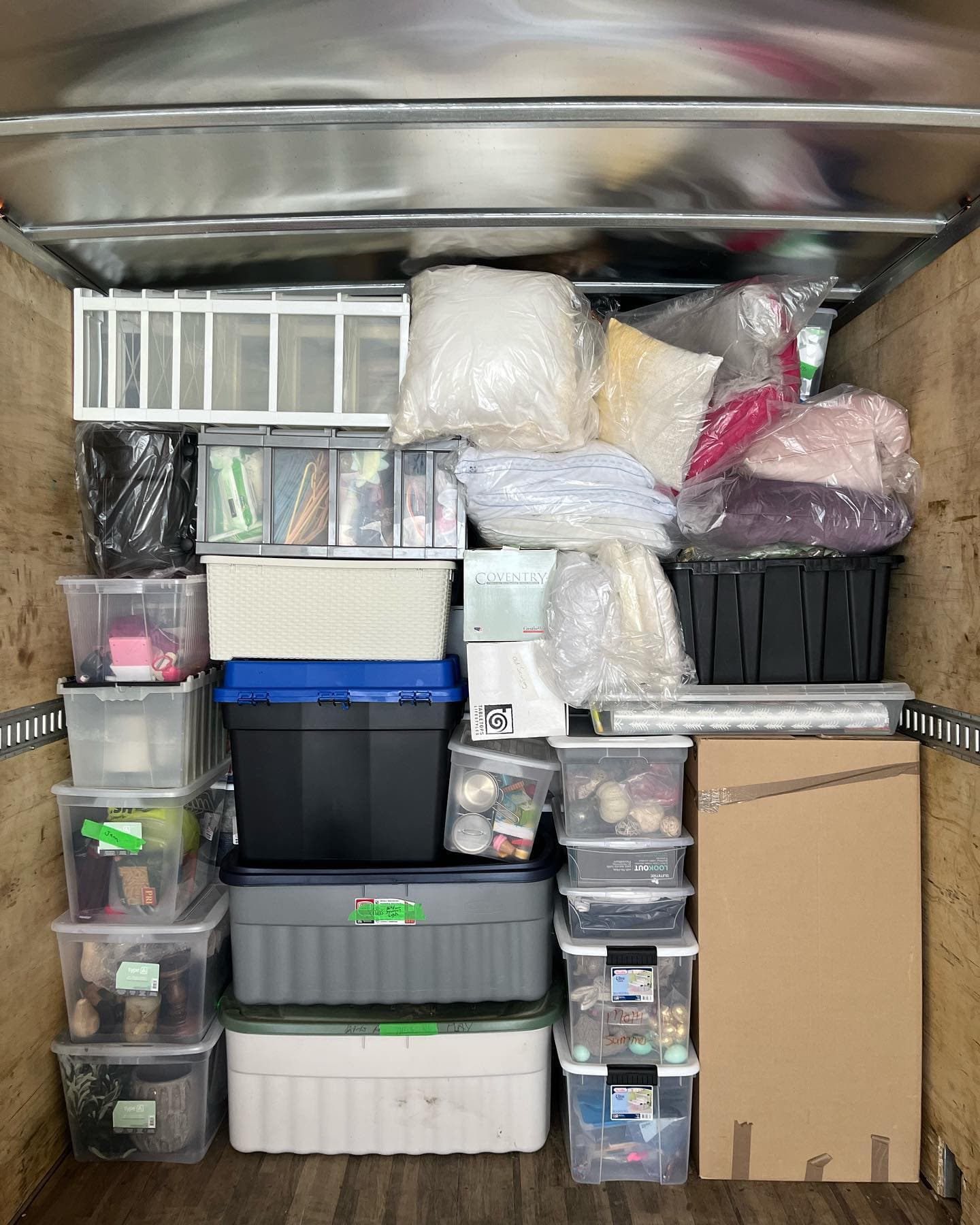 Bridgewood Moving — boxes packed inside the truck (17)