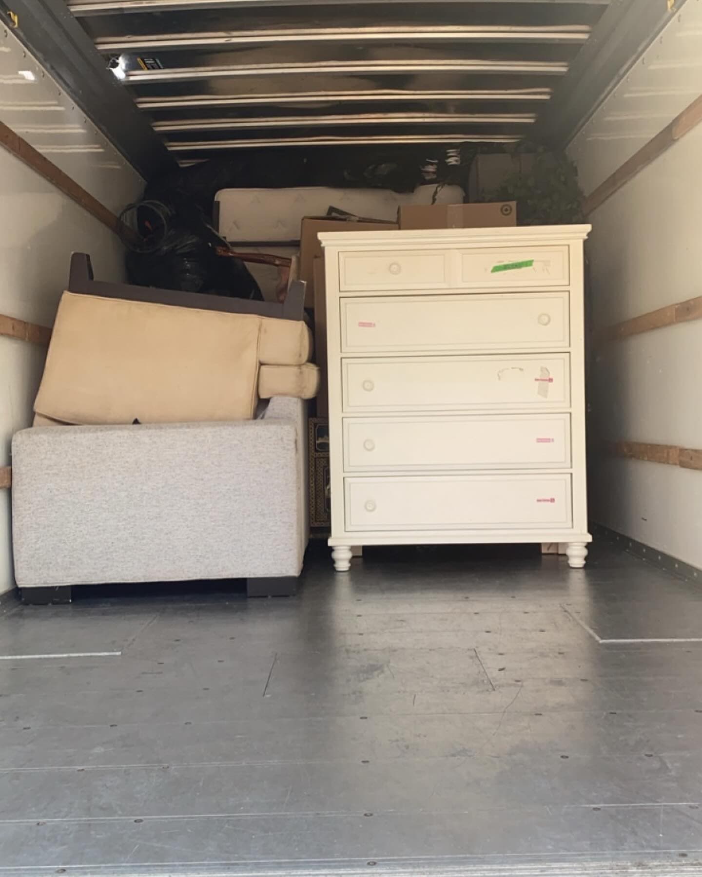 Bridgewood Moving — boxes packed inside the truck (18)