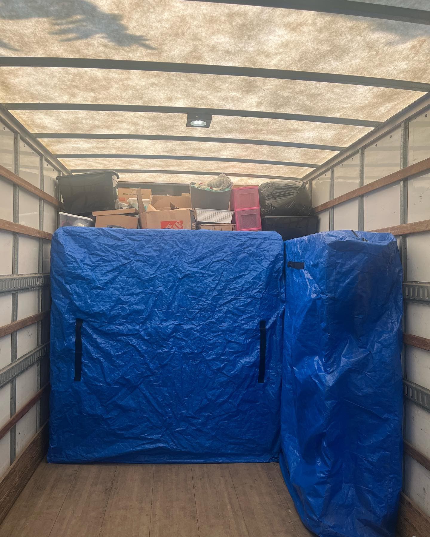 Bridgewood Moving — boxes packed inside the truck (22)