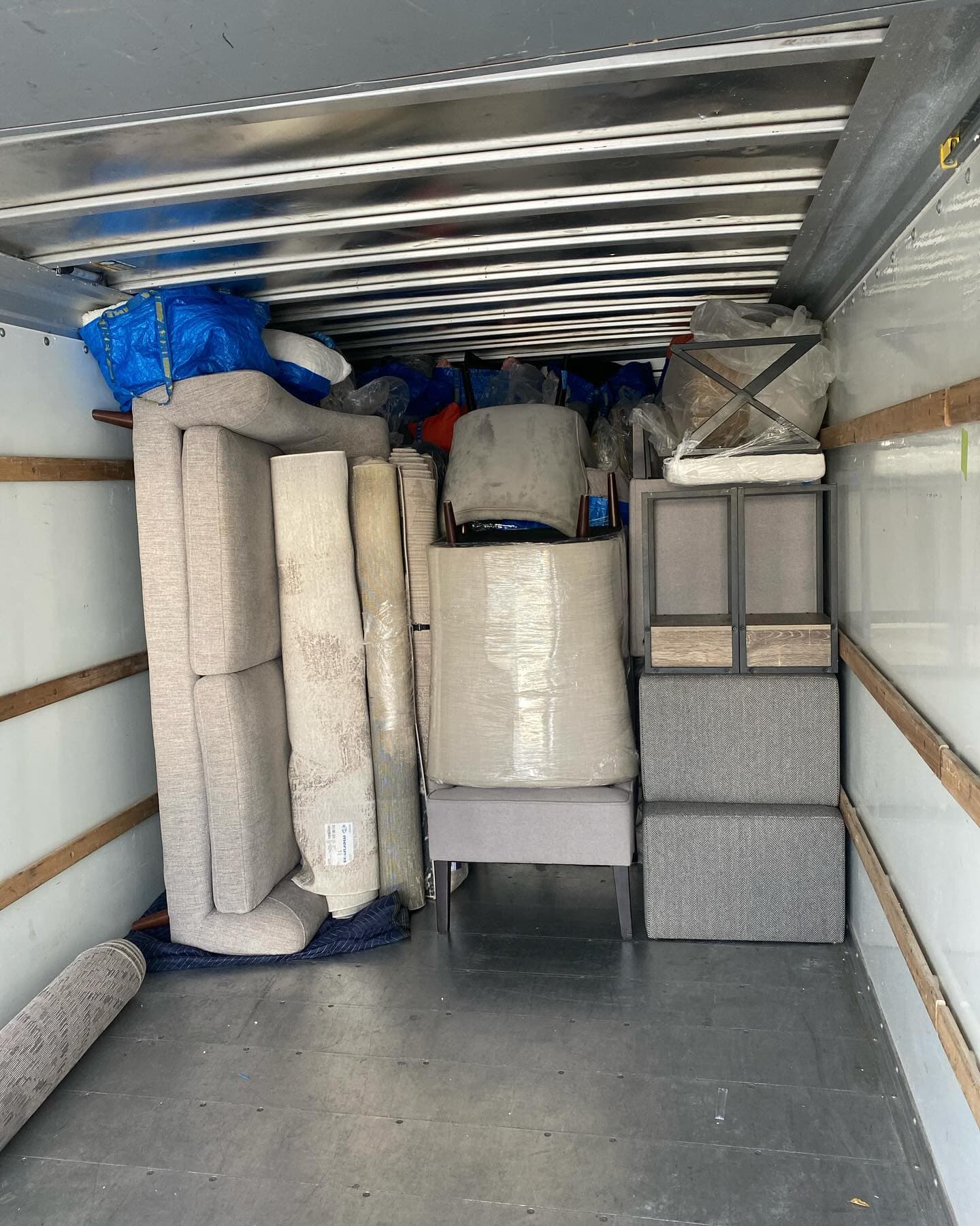 Bridgewood Moving — boxes packed inside the truck (28)
