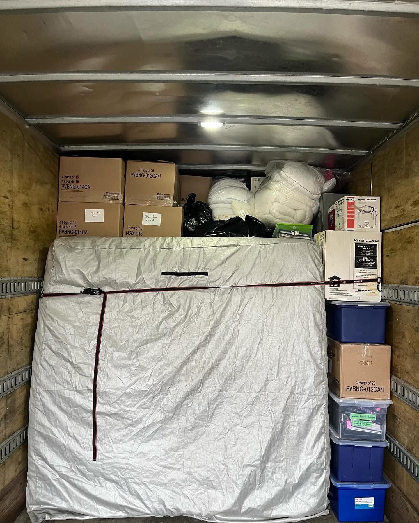 Bridgewood Moving — boxes packed inside the truck (29)