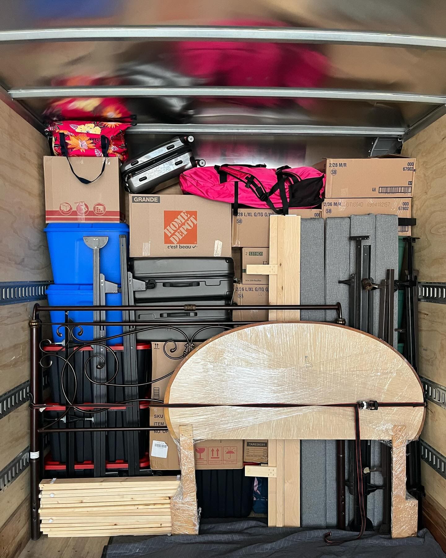 Bridgewood Moving — boxes packed inside the truck (36)