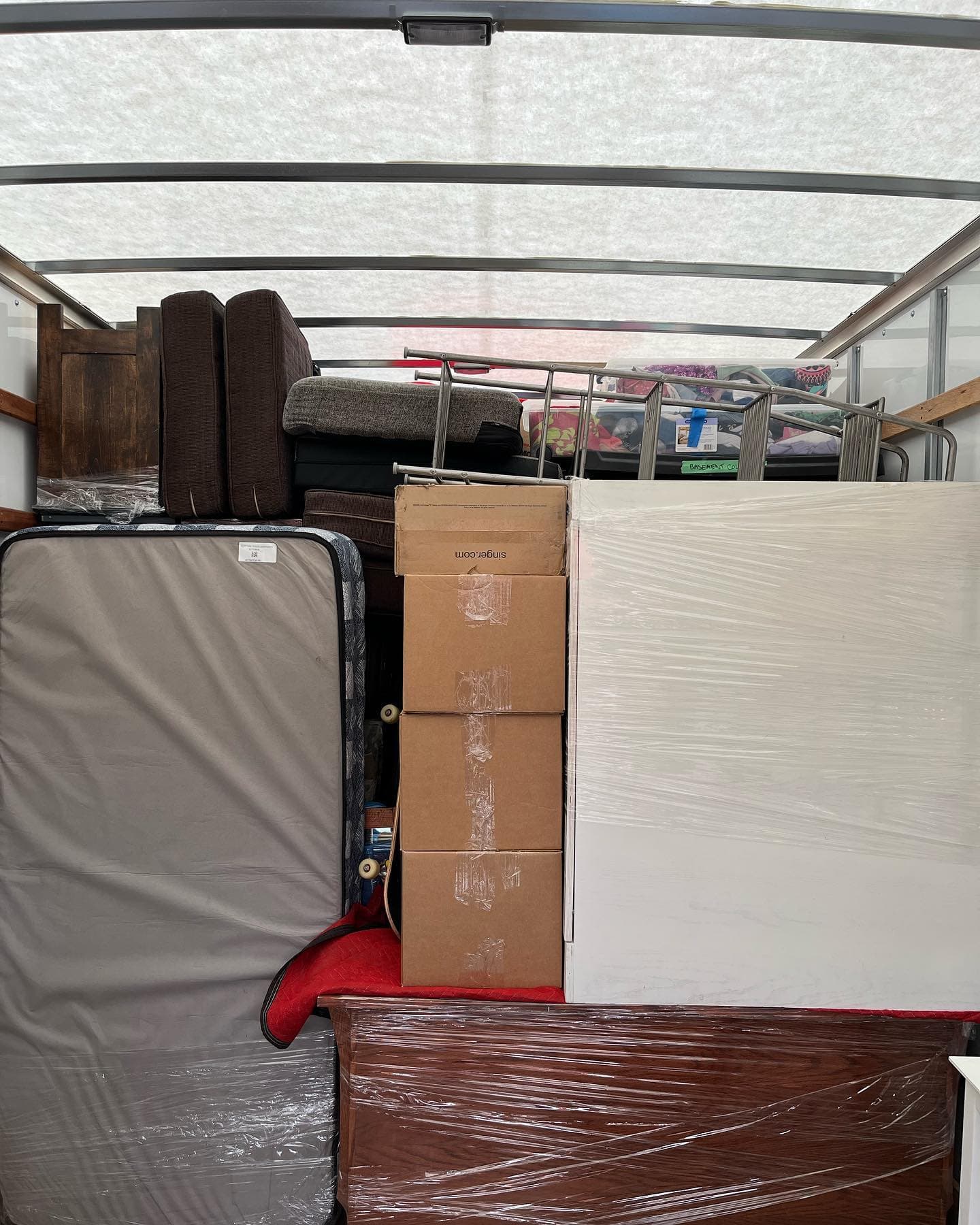 Bridgewood Moving — boxes packed inside the truck (6)