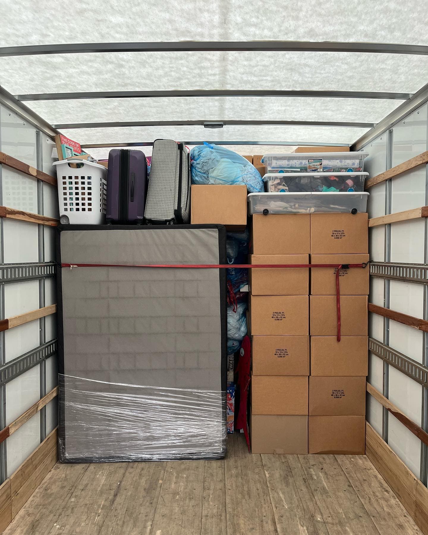 Bridgewood Moving — boxes packed inside the truck (7)