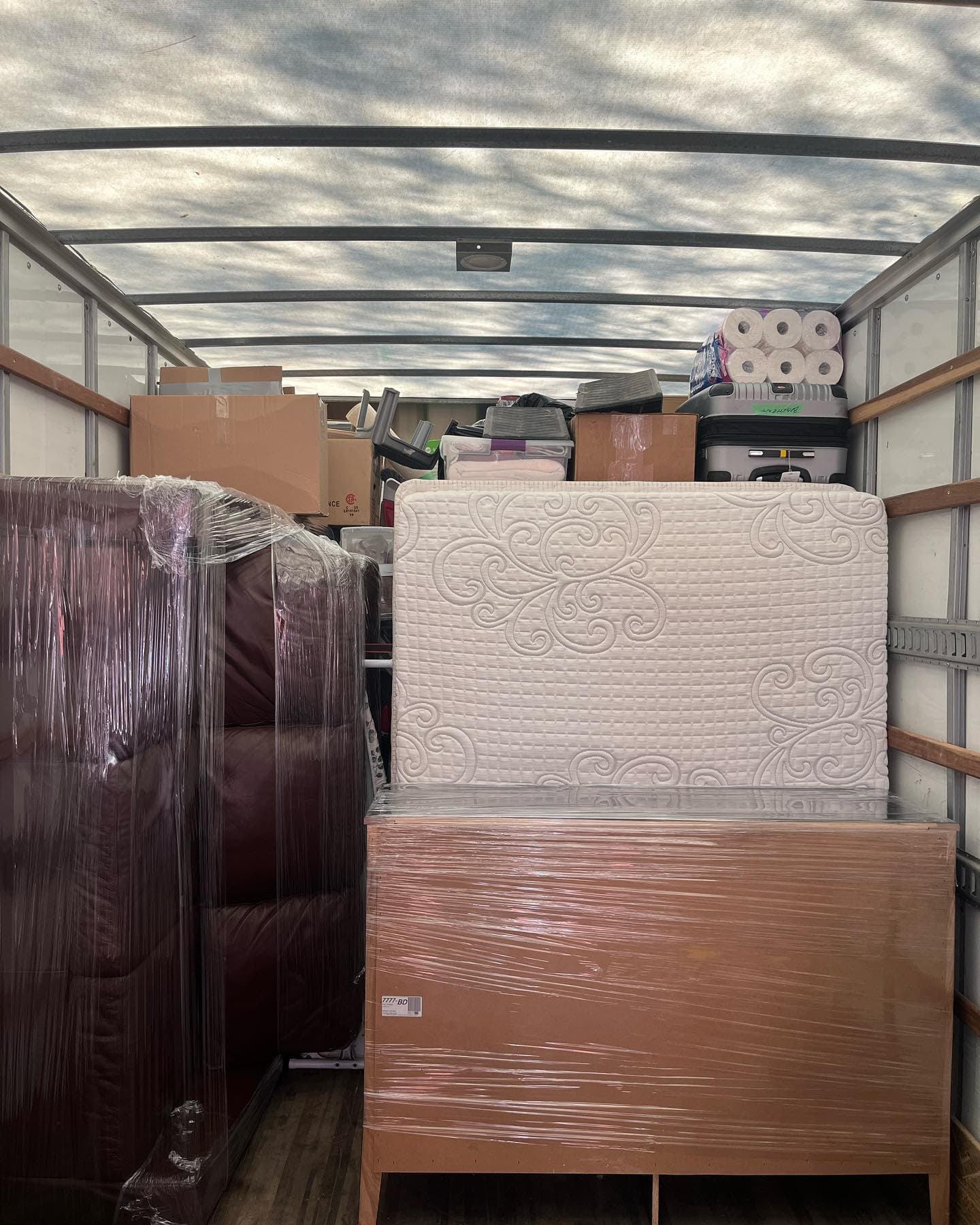 Bridgewood Moving — boxes packed inside the truck (8)